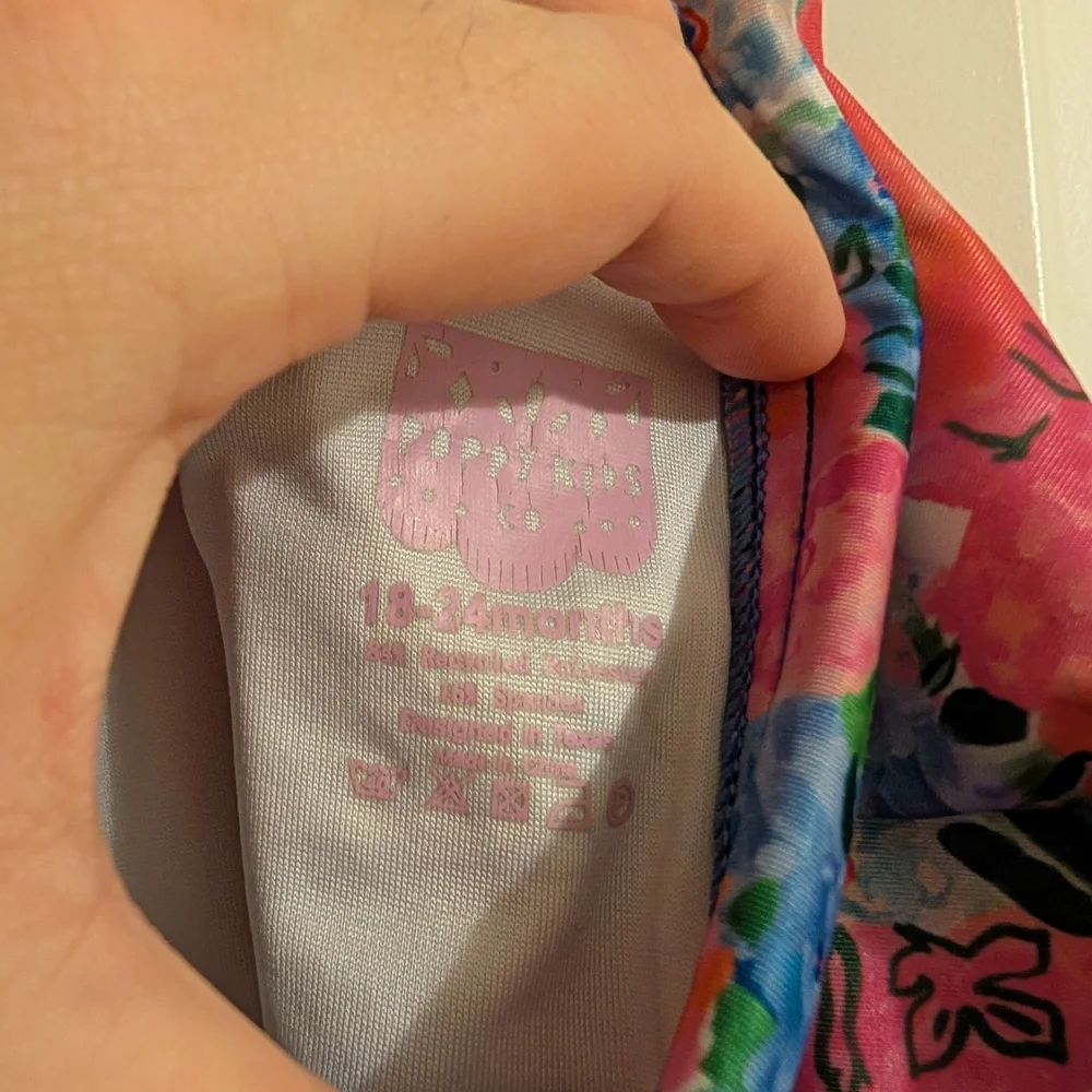 $ 💥3/$24 Poppys Kid Co Vibrant Floral Kids One Piece Swimsuit‎